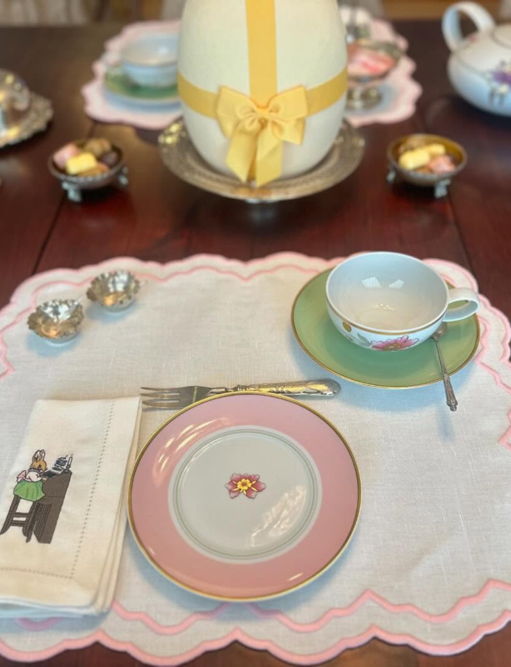 MADRE AGUIAR pink placemats