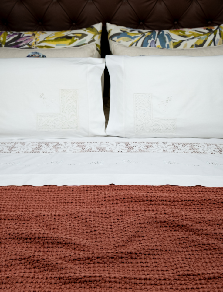 DOLCE VENEZIA blanket (brick)