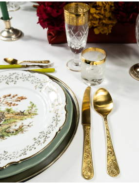 Versailles dourado 24 peças