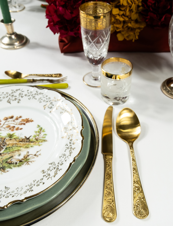 Versailles gold 24 pieces