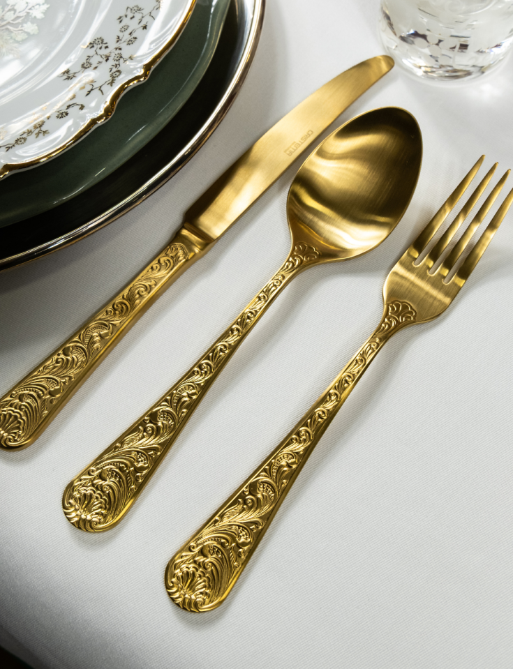 Versailles dourado 24 peças